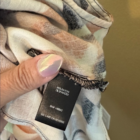 Torrid Ava Rayon Slub Cami Tank Top Blouse Shirt - size 2X - Picture 4 of 4